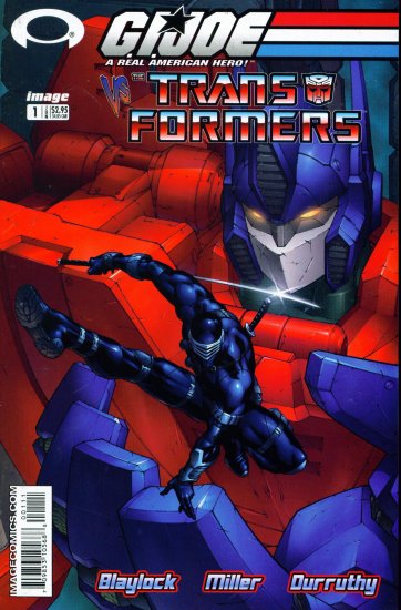 GI JOE VS TRANSFORMERS #1 Image Comics 2003 #1A