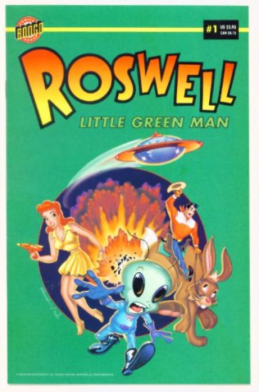 ROSWELL LITTLE GREEN MAN #1 Bongo Comics 1996
