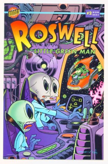 ROSWELL LITTLE GREEN MAN #2 Bongo Comics 1996