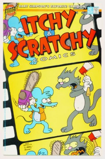 ITCHY and SCRATCHY #2 Bongo Comics 1994 The Simpsons