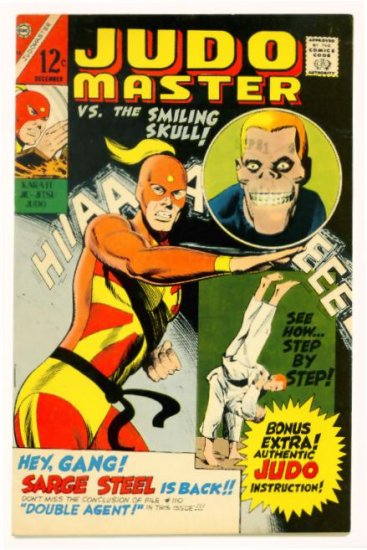 JUDO MASTER #92 (#4) Charlton Comics 1966 Sarge Steel