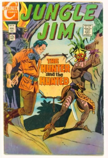 JUNGLE JIM #25 Charlton Comics 1969