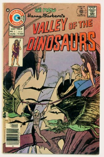 VALLEY of the DINOSAURS #3 Charlton Comics 1976 Hanna-Barbera