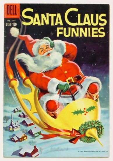 SANTA CLAUS FUNNIES Dell Comics 1959 Four Color 1063