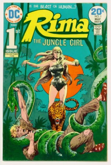 RIMA JUNGLE GIRL #1 DC Comics 1974 Origin