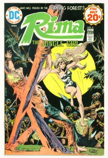 RIMA JUNGLE GIRL #4 DC Comics 1974