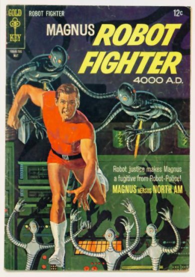 MAGNUS Robot Fighter #18 Gold Key Comics 1967 Russ Manning