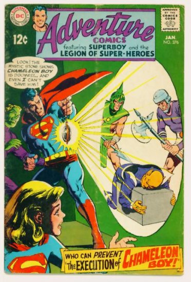 ADVENTURE COMICS #376 DC 1969 Legion of Super-Heroes