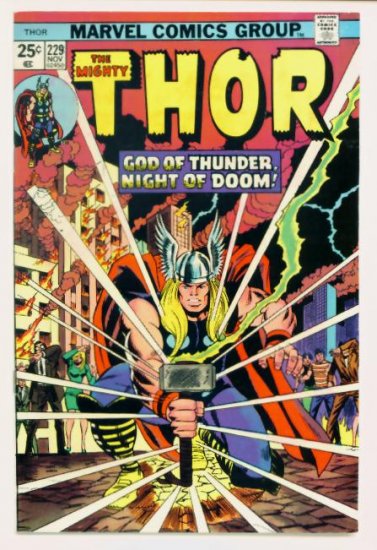THE MIGHTY THOR #229 Marvel Comics 1974