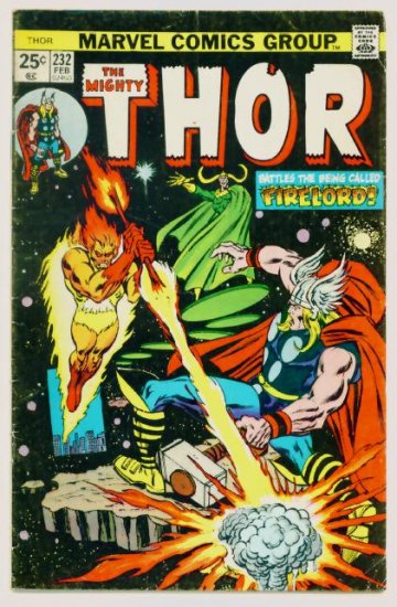 THE MIGHTY THOR #232 Marvel Comics 1975
