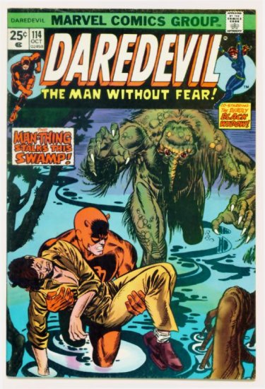 DAREDEVIL #114 Marvel Comics 1974 MAN-THING