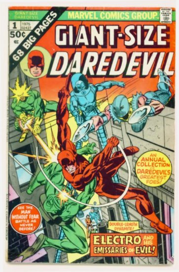 DAREDEVIL GIANT SIZE #1 Marvel Comics 1975