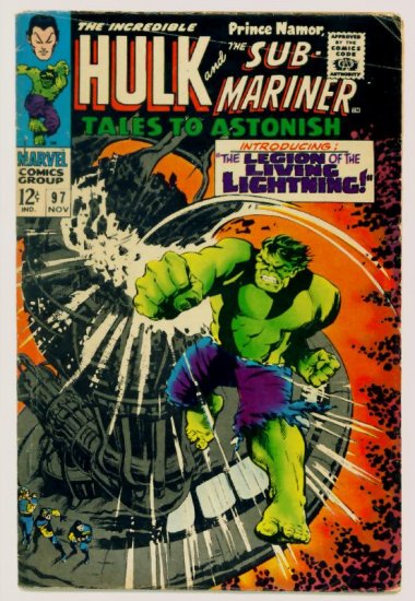 TALES to ASTONISH #97 Marvel Comics 1967 The Hulk