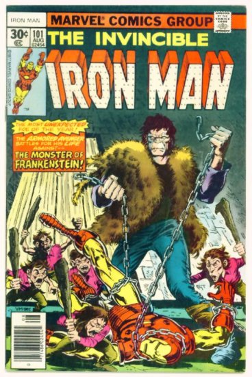 IRON MAN #101 Marvel Comics 1977 FRANKENSTEIN