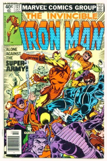 IRON MAN #127 Marvel Comics 1979 John Romita jr art
