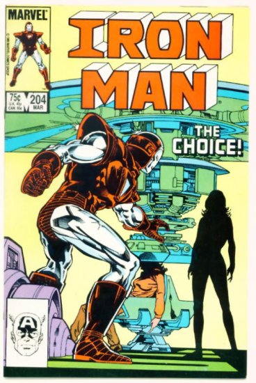 IRON MAN #204 Marvel Comics 1986