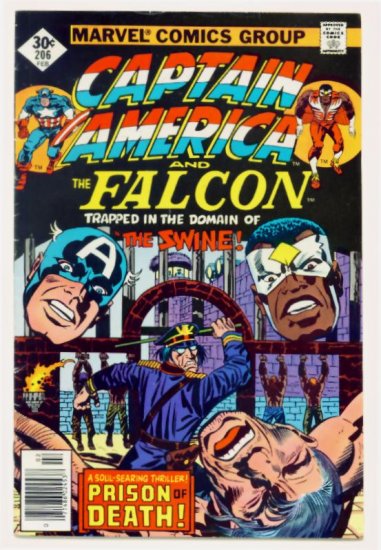 CAPTAIN AMERICA #206 Marvel Comics 1977 Jack Kirby