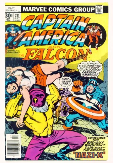 CAPTAIN AMERICA #211 Marvel Comics 1977 Jack Kirby