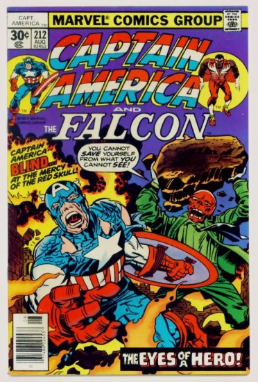 CAPTAIN AMERICA #212 Marvel Comics 1977 Jack Kirby