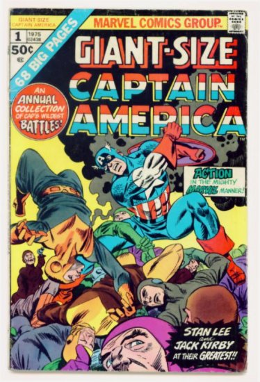 CAPTAIN AMERICA GIANT SIZE #1 Marvel Comics 1975