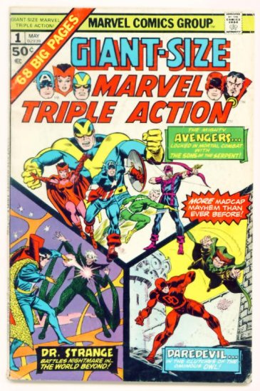 MARVEL TRIPLE ACTION GIANT SIZE #1 Marvel Comics 1975