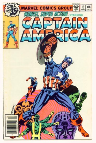 MARVEL SUPER ACTION #13 Marvel Comics 1979 Captain America