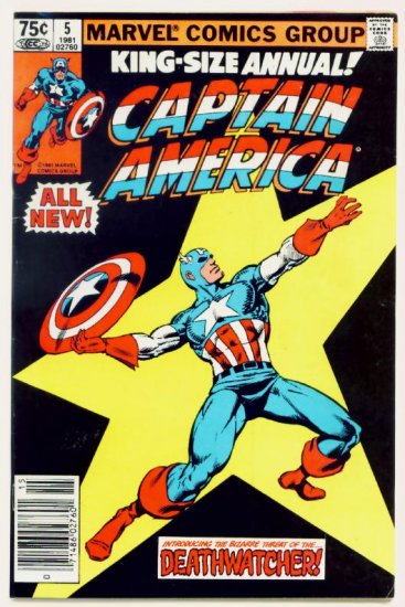 CAPTAIN AMERICA ANNUAL #5 Marvel Comics 1981