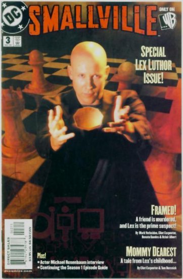 SMALLVILLE #3 DC Comics 2003 Photo Cover CW TV