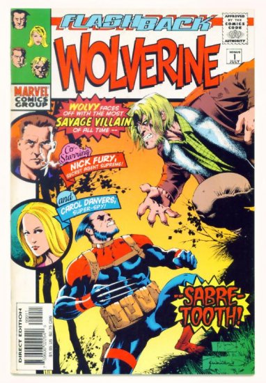 WOLVERINE #-1 Marvel Comics 1997 NM Minus One Flashback
