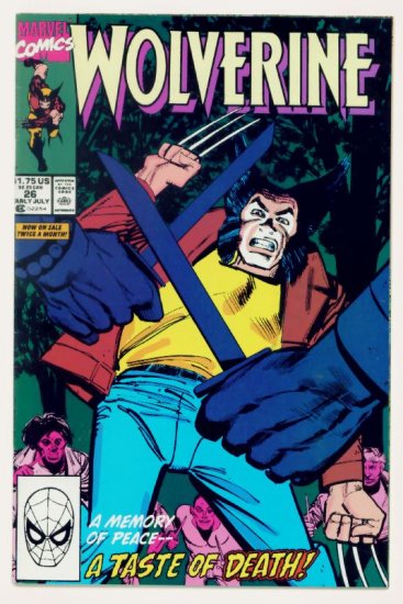 WOLVERINE #26 Marvel Comics 1990