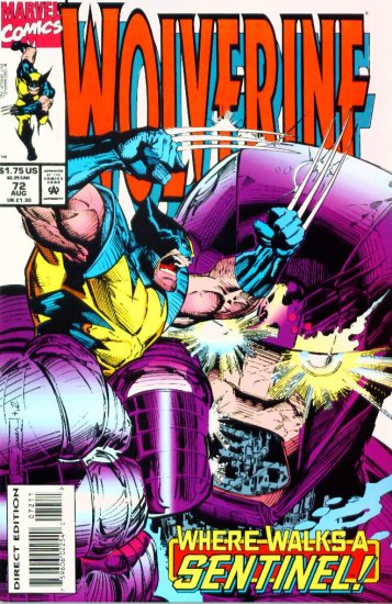 WOLVERINE #72 Marvel Comics 1993 NM