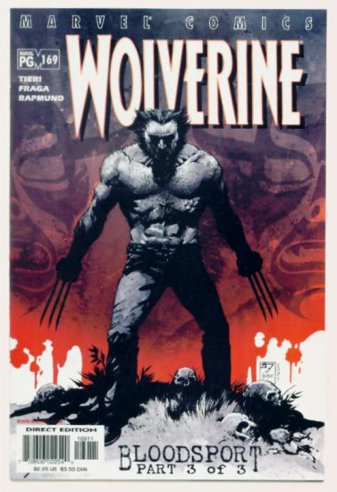 WOLVERINE #169 Marvel Comics 2001 NM