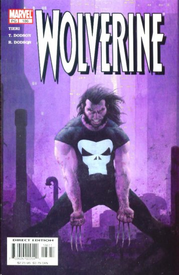 WOLVERINE #186 Marvel Comics 2003 NM PUNISHER