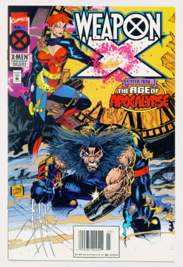 WEAPON X #1 Marvel Comics 1995 NM Wolverine Age of Apocalypse