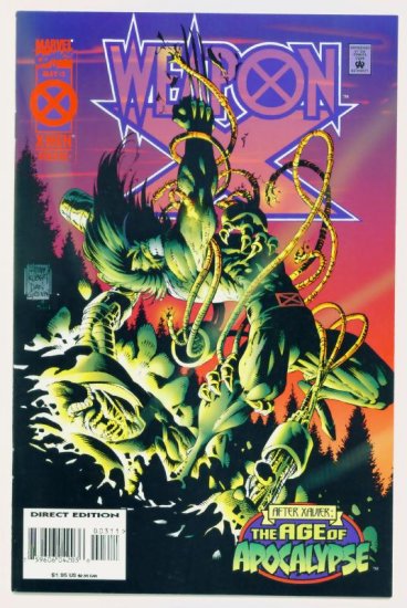 WEAPON X #3 Marvel Comics 1995 NM Wolverine Age of Apocalypse