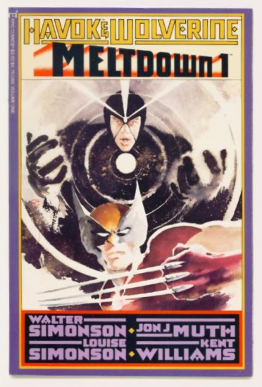 HAVOK WOLVERINE MELTDOWN #1 Marvel Epic Comics 1988