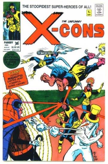 X-MEN The X-CONS #1 Parody Press Comics 1992