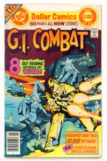 Haunted Tank G.I. COMBAT #201 DC Comics 1977 DOLLAR GIANT