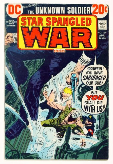 STAR SPANGLED WAR #169 DC Comics 1973 The Unknown Soldier