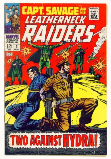 CAPTAIN SAVAGE and his LEATHERNECK RAIDERS #3 Marvel Comics 1968