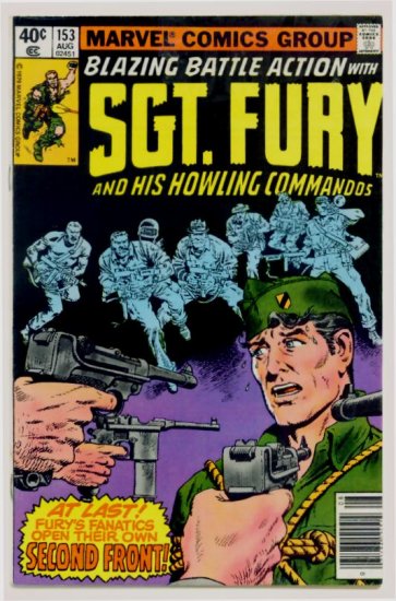 SGT. FURY and His HOWLING COMMANDOS #153 Marvel Comics 1979