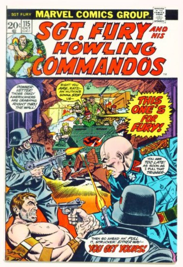 SGT. FURY and His HOWLING COMMANDOS #115 Marvel Comics 1973