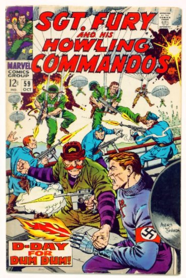 SGT. FURY and His HOWLING COMMANDOS #59 Marvel Comics 1968