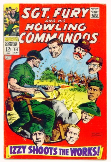 SGT. FURY and His HOWLING COMMANDOS #54 Marvel Comics 1968
