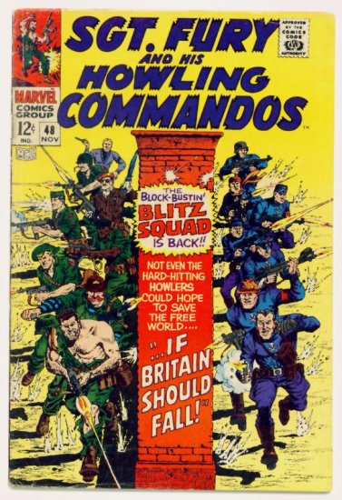 SGT. FURY and His HOWLING COMMANDOS #48 Marvel Comics 1967