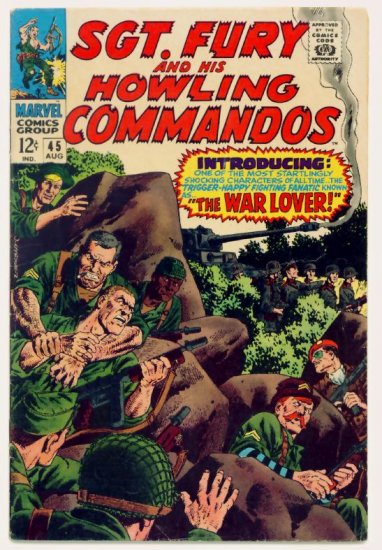 SGT. FURY and His HOWLING COMMANDOS #45 Marvel Comics 1967
