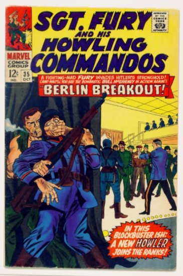 SGT. FURY and His HOWLING COMMANDOS #35 Marvel Comics 1966
