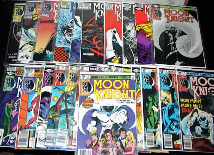 MOON KNIGHT Lot of 24 #1 - #38 Marvel Comics 1980 v1 First Series