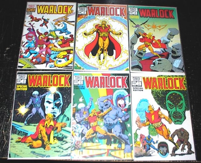 WARLOCK SPECIAL EDITION #1 - #6 Lot of 6 Marvel Comics 1982 FULL RUN