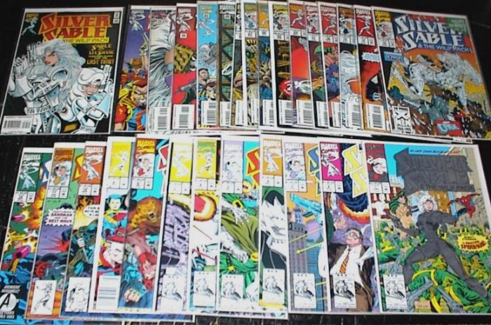 SILVER SABLE Lot of 28 Marvel Comics #1 - #35